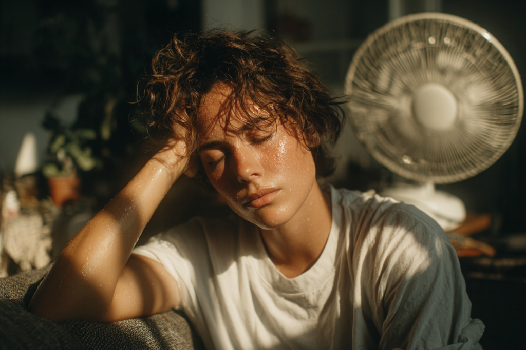 Как экстремальная погода усиливает эко-тревожность. Изображение: CogniFit (создано ИИ)