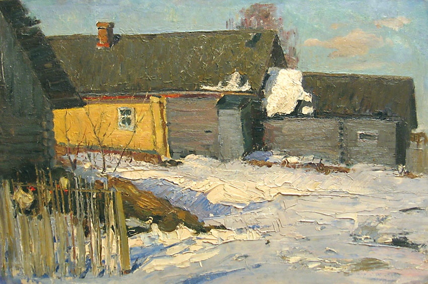 Г.А.Татаринов. Весна в Старой Ладоге. 1959.