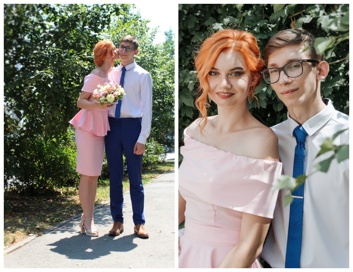 Наши фото в день свадьбы 5 лет назад