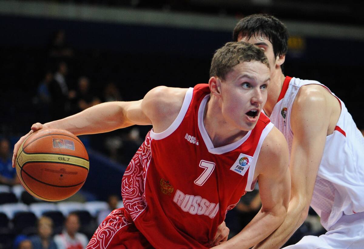 Михаил Кулагин в 2012 году за сборную России U18