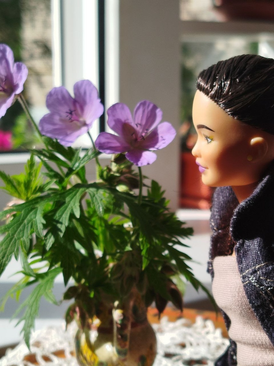 кукла барби Кира БМР на теле йоги Кристен