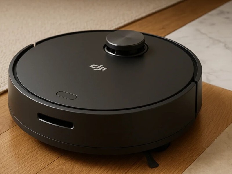    Первый робот-пылесос от DJI засветился на живом снимке