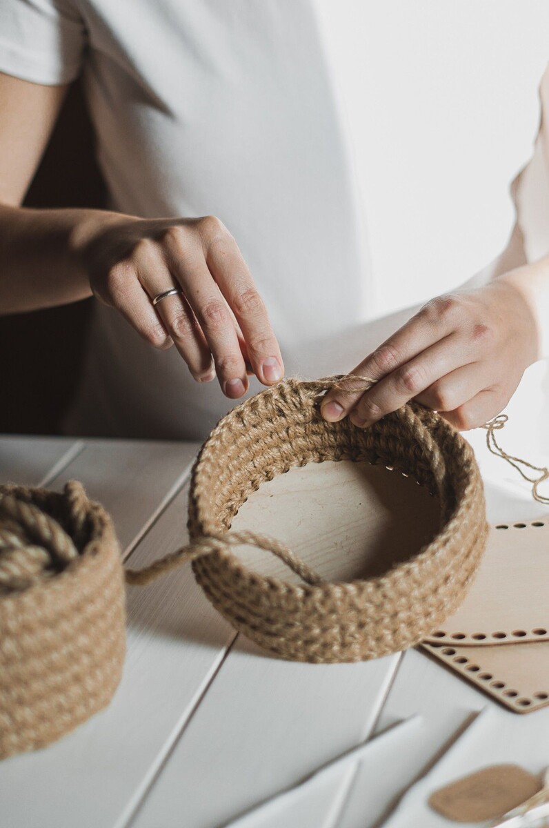 Я в процессе вязания