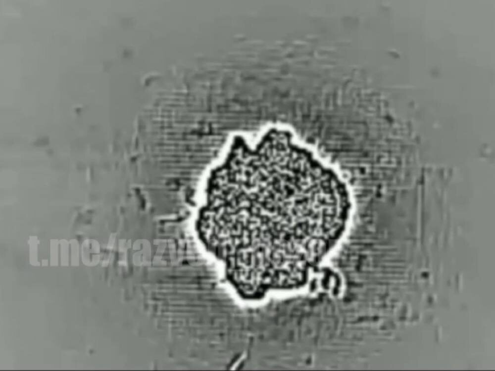 Кадры удара по ДРГ | Фото: скриншот видео ТГ-канала «РаZвед_ДоZор»