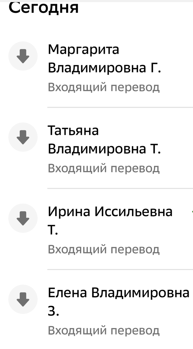 Скрин из онлайн кабинета