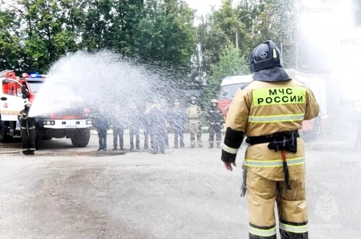    В Ульяновске проводили на пенсию начальника отдела пожаротушения