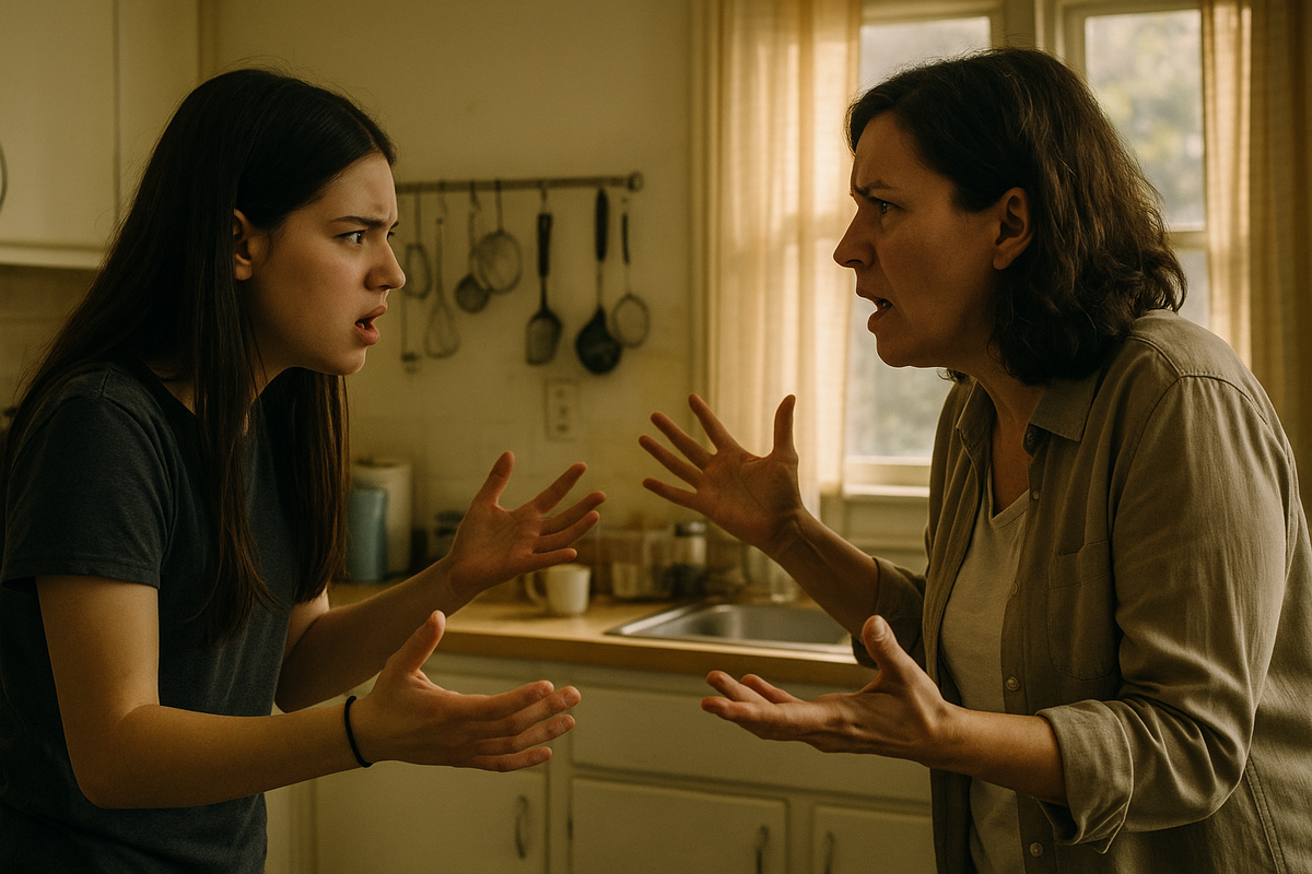 В последнее время отношения между матерью и дочерью ухудшились