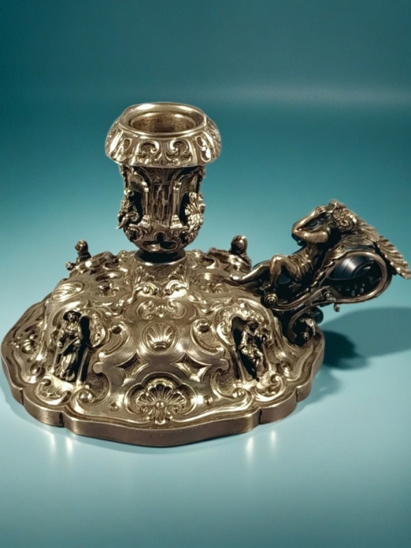 Подсвечник серебряный 19 век, подробнее на сайте: https://raritet63.ru/?pid=84695873 