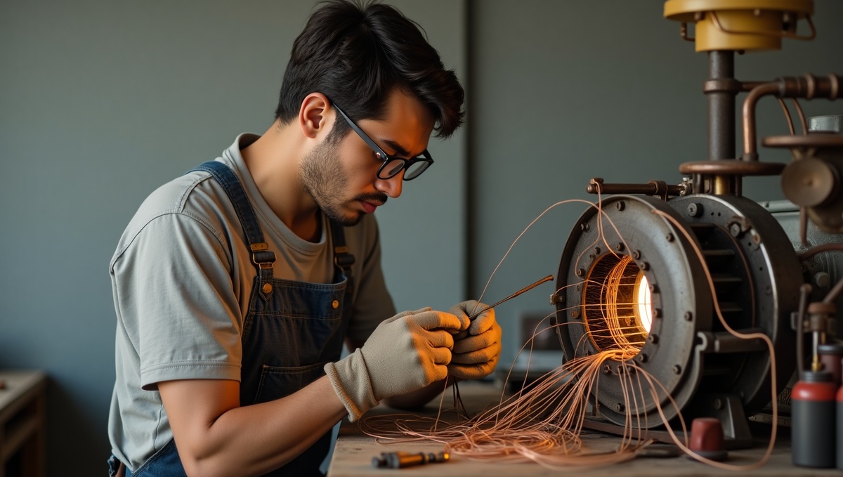 Обмотчик элементов электрических машин