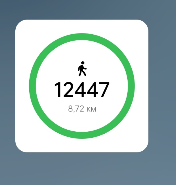 Средний результат хождений за день )))