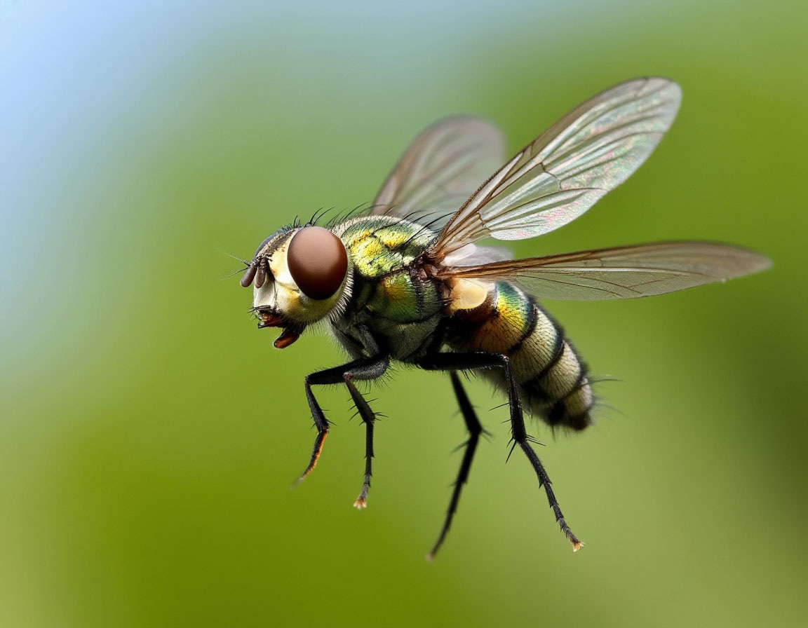 муха в полете