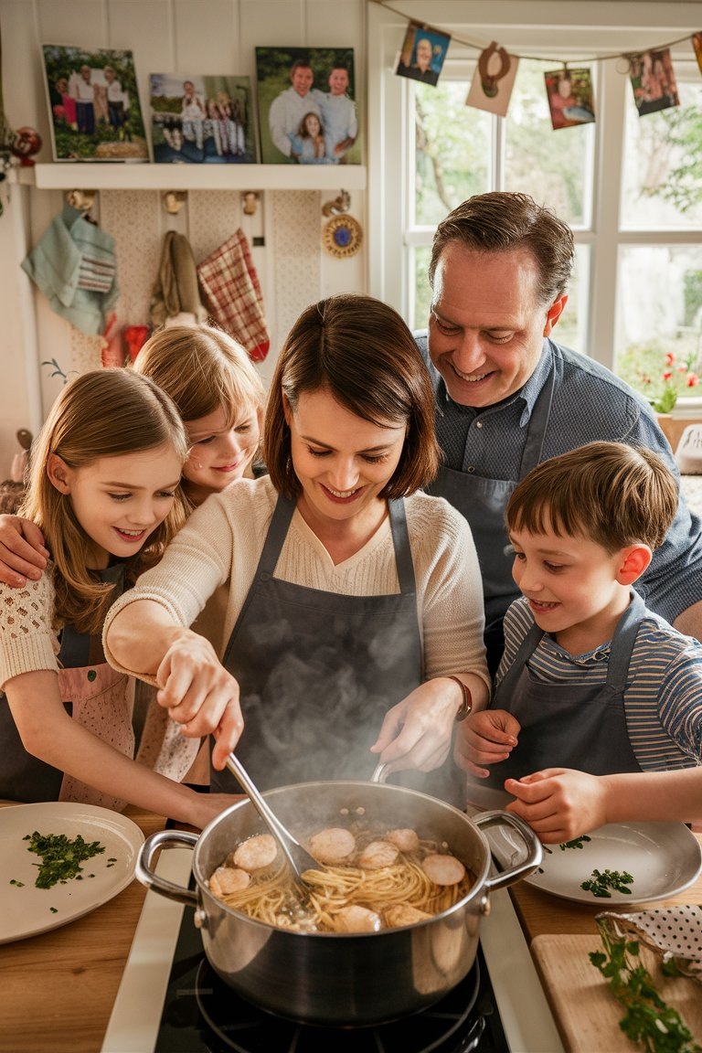 Паста с гребешками: рецепт