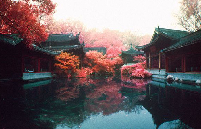 Крыша пагоды напоминает горные вершины. / Фото: pinterest.com