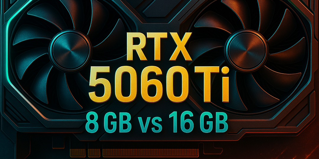 Видеокарта RTX 5060 TI - 8 GB vs 16 GB: какой объем видеопамяти выбрать?