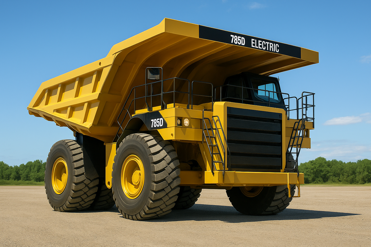 Электрический самосвал Caterpillar 785D Electric
