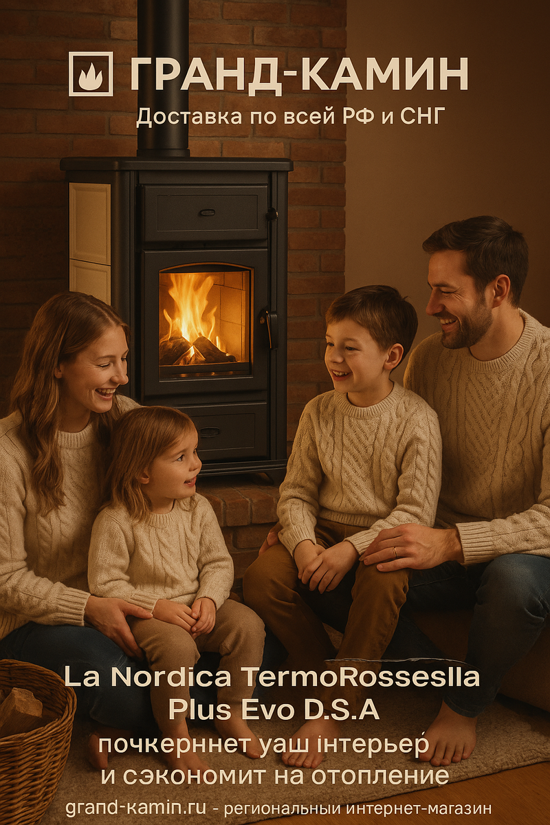    Невероятное тепло и уют: как печь-камин La Nordica TermoRossella Plus Evo D.S.A подчеркнет ваш интерьер и сэкономит на отоплении Kamin