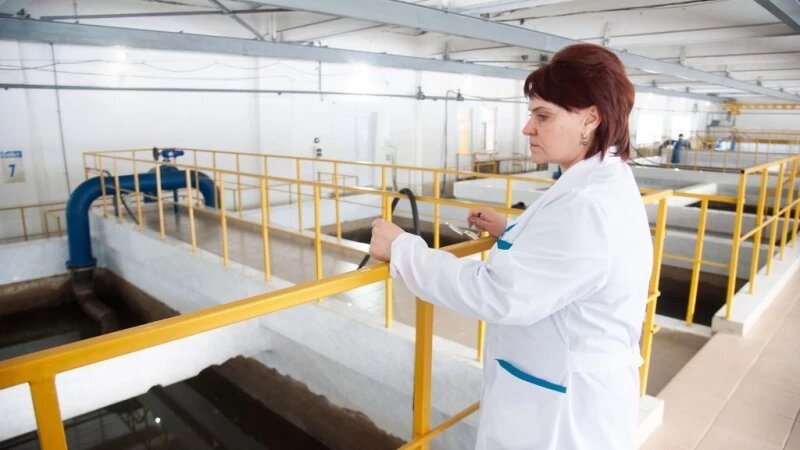     Очистные сооружения «Росводоканал Барнаул». Фото: Дмитрий Лямзин.