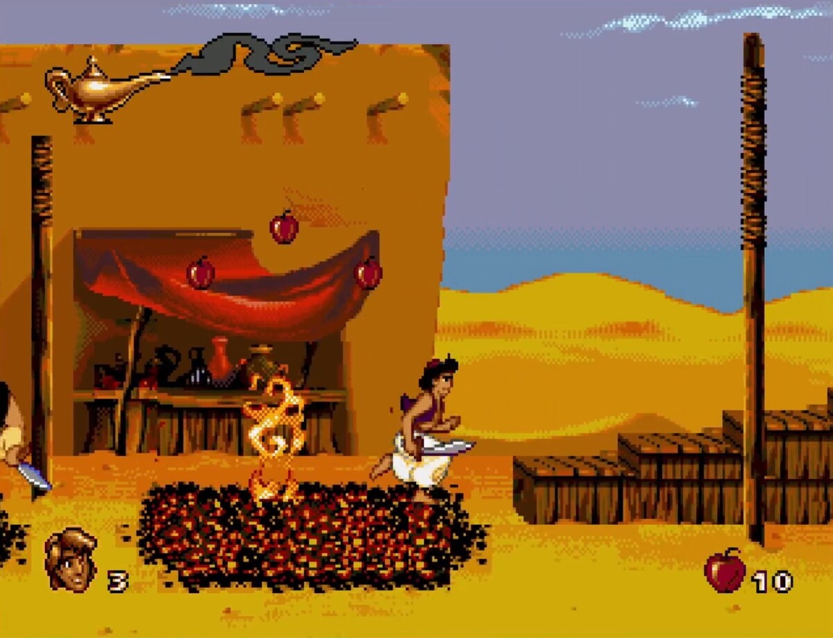 Аладдин на Сеге Мега Драйве