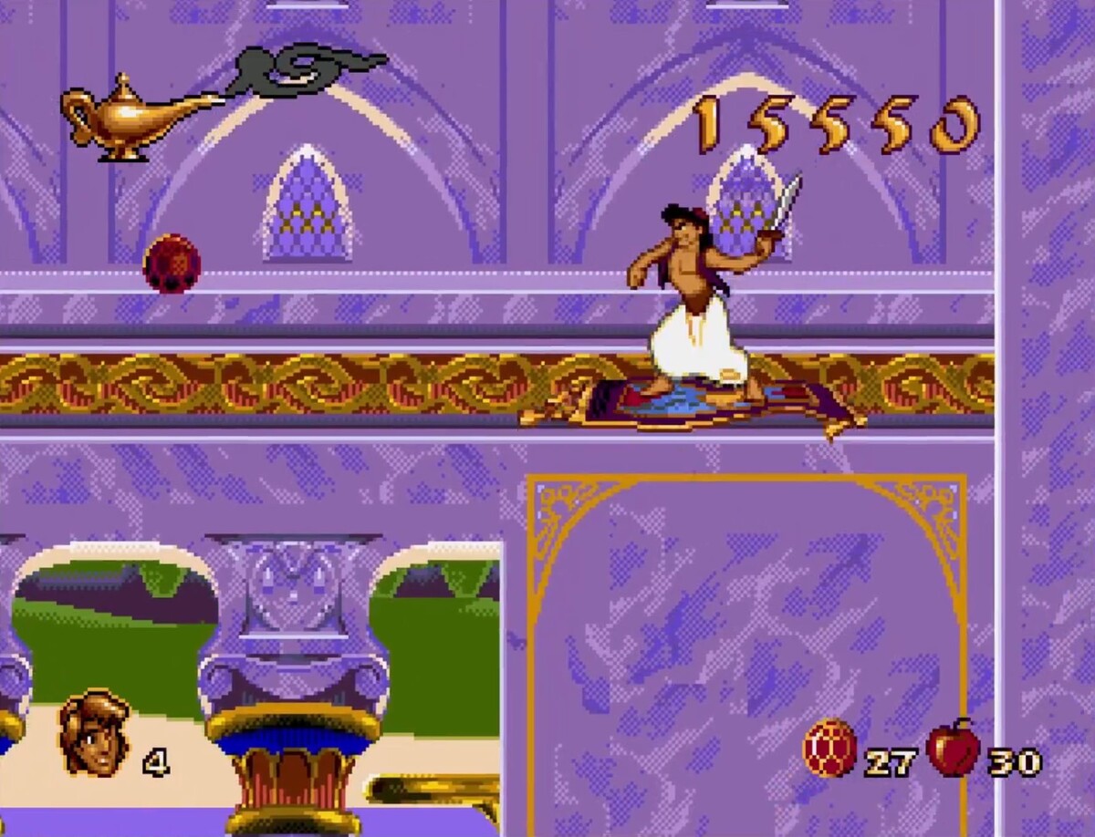 Аладдин на Сеге Мега Драйве