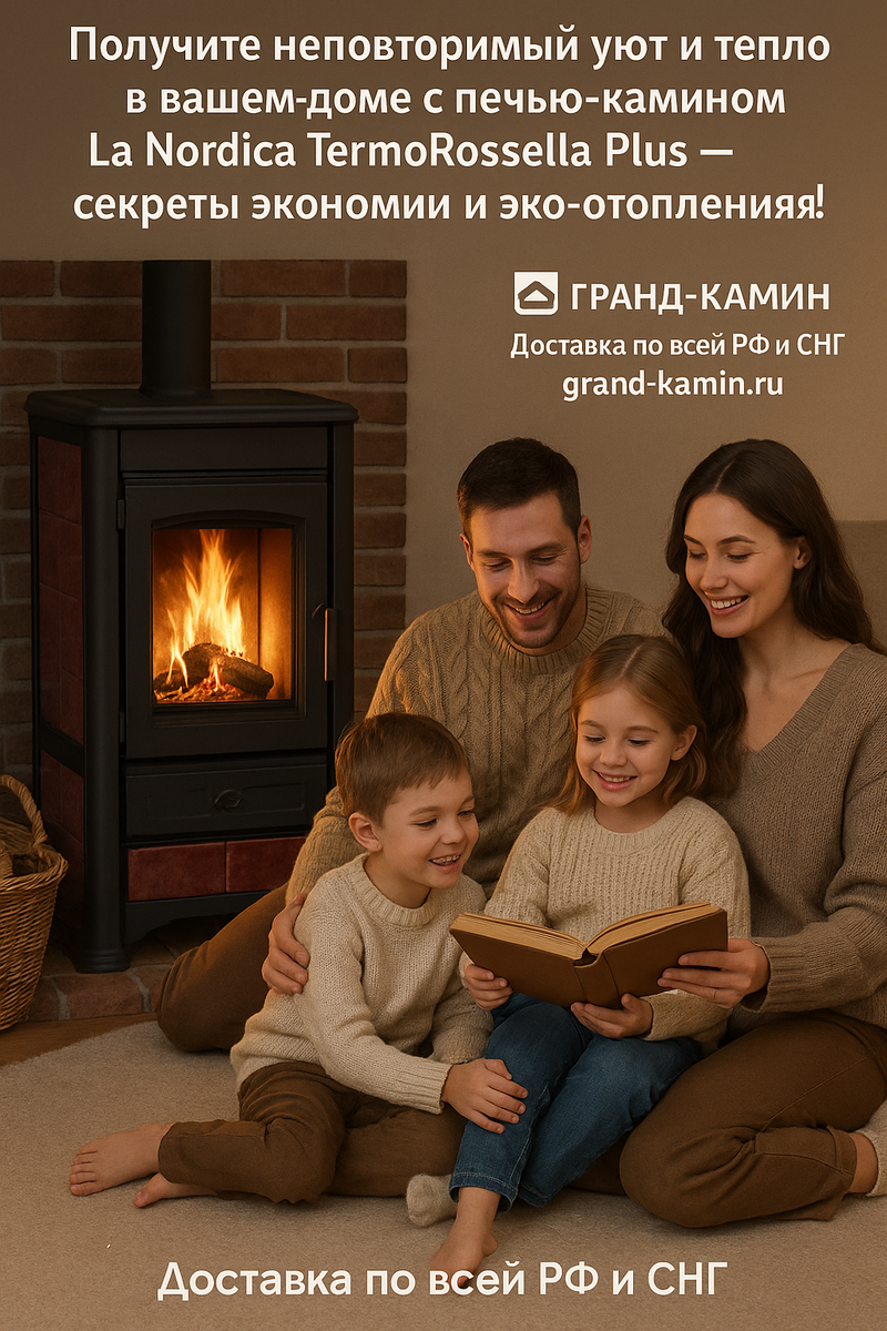    Получите неповторимый уют и тепло в вашем доме с печью-камином La Nordica TermoRossella Plus – секреты экономии и эко-отопления! Kamin