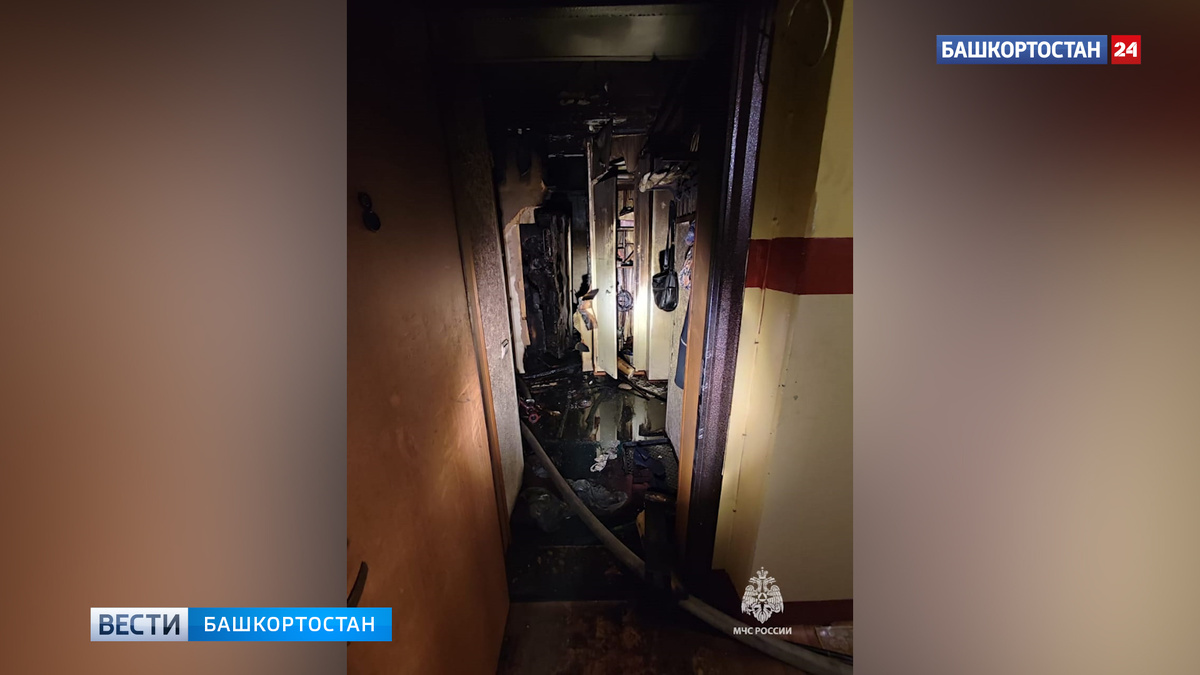    При пожаре в Нефтекамске в Башкортостане погибла пожилая женщина