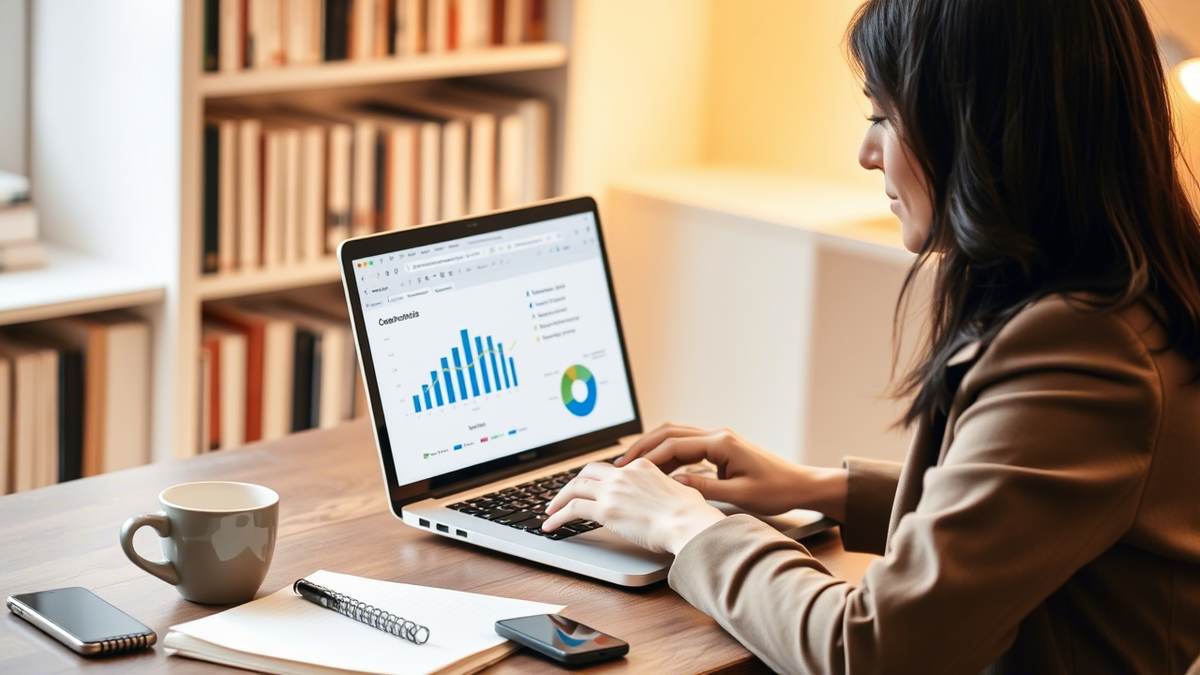    Аналитик отслеживает показатели после изменений в стратегии продвижения. datalopata