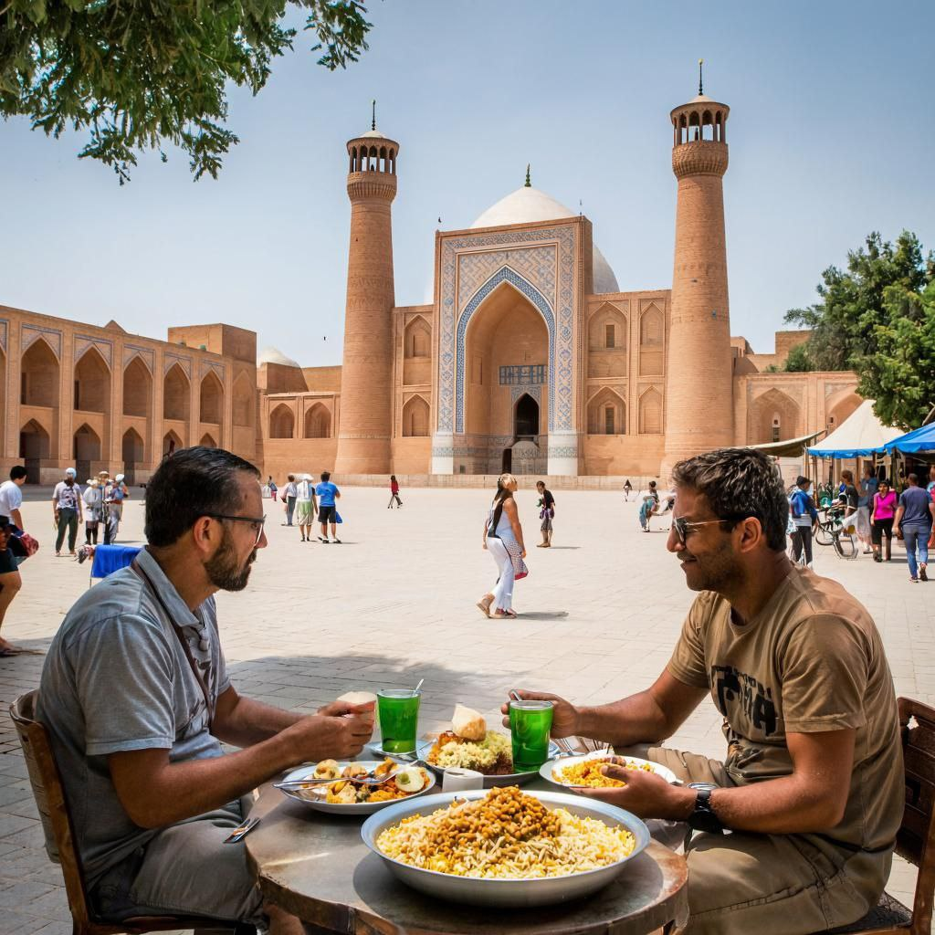 Как я провёл лето в Узбекистане - иллюстрация к рассказу.
