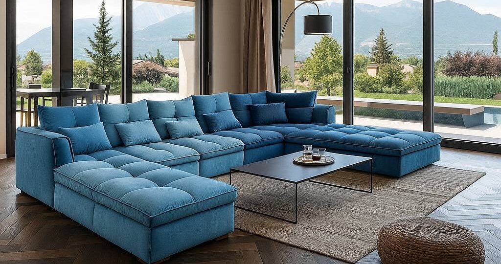 ТОП-5 БОЛЬШИХ диванов для гостиной и большой семьи