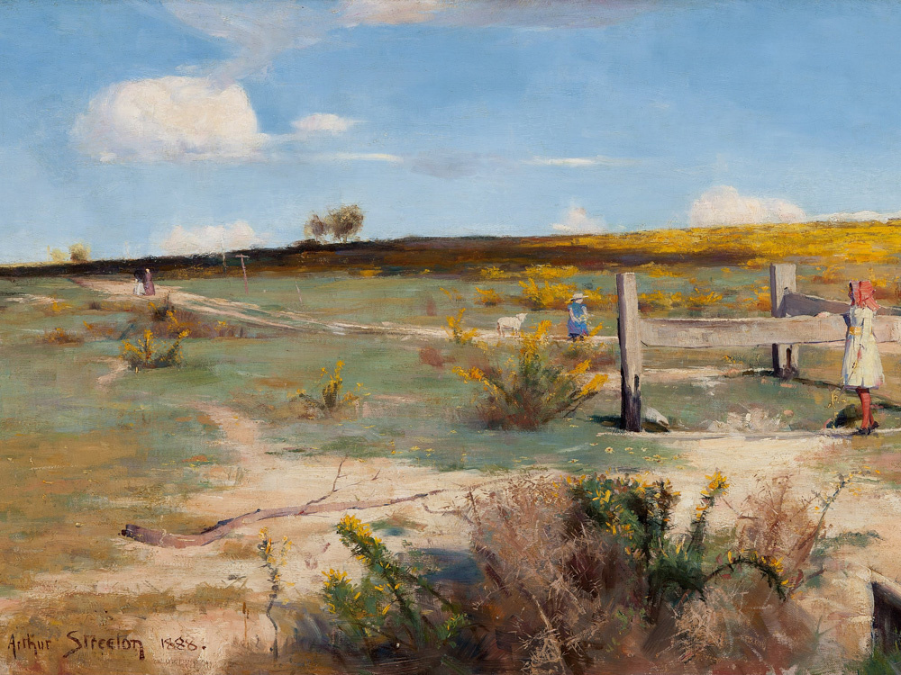 Артур Стритон, «Ранее лето — цветущий утесник» (1888). Артикул: 139023