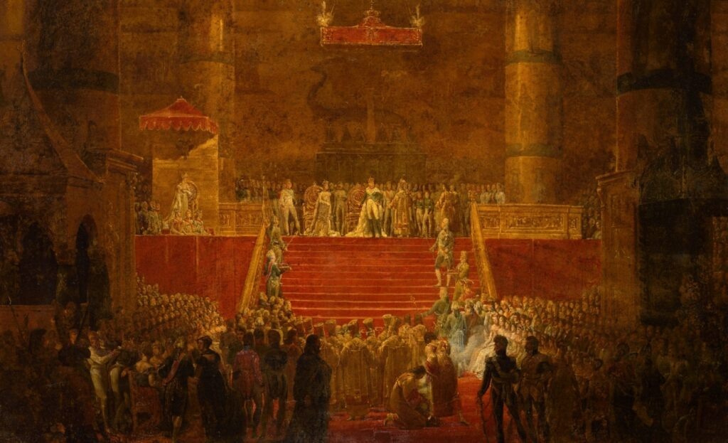 Коронация Александра I. Э. Ж. О. Верне. Русский музей.