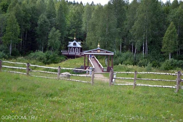 Общий вид истока Волги