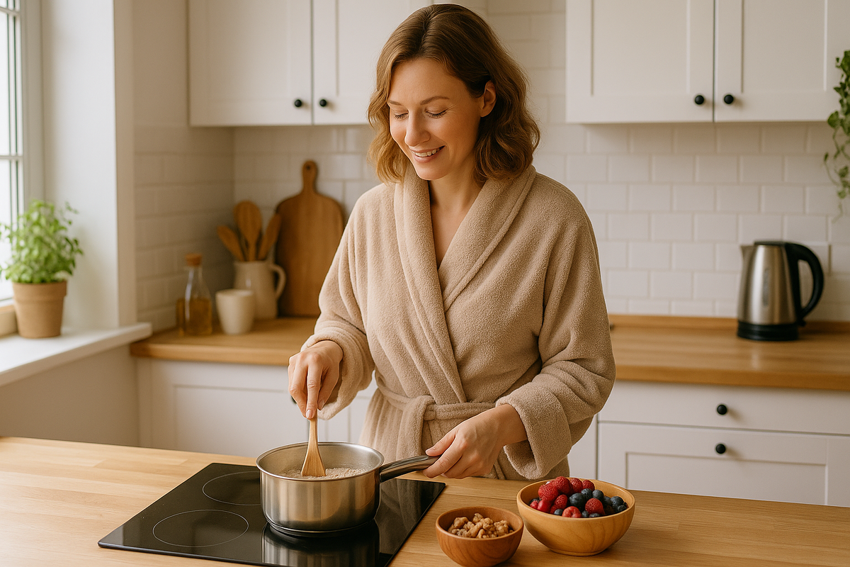 Завтрак приготовить надо, чтобы и вкусно, и полезно