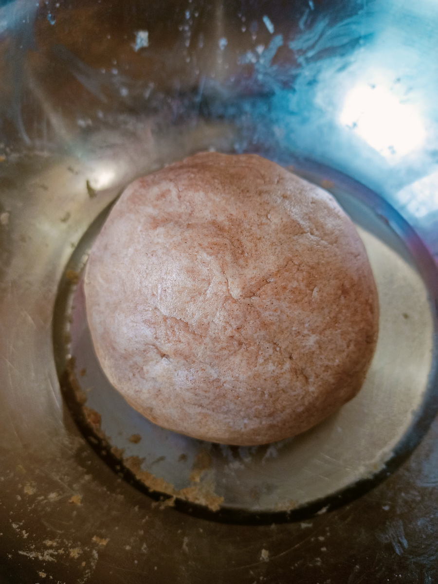 Тесто из цельнозерновой муки