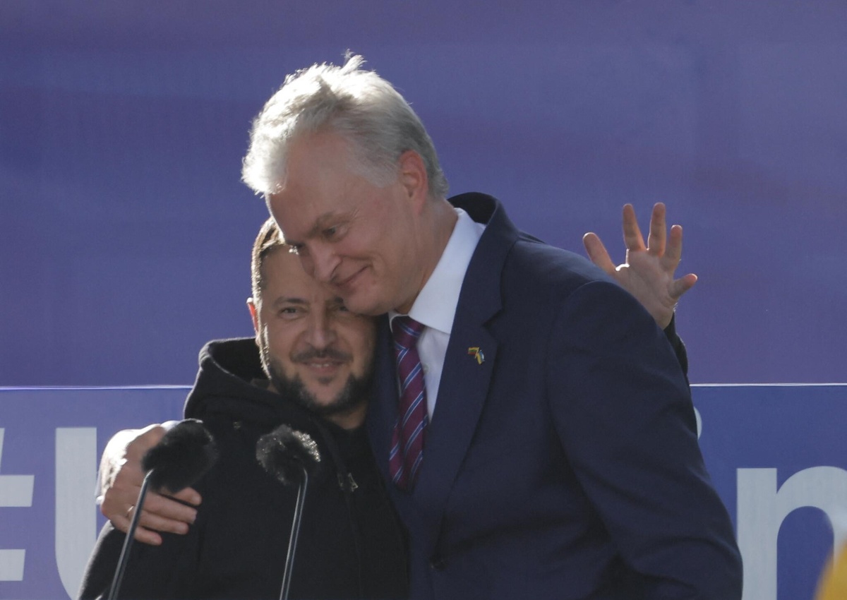 Президенты Украины и Литвы - Владимир Зеленский и Гитанас Науседа © соцсети