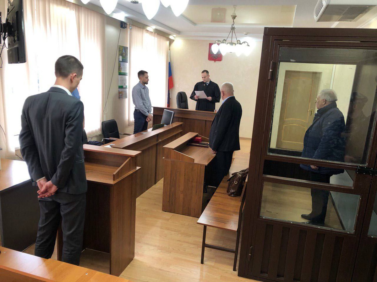 Евгений Куделя в суде.