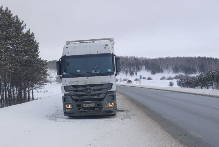 Фура, на которой работал Андрей