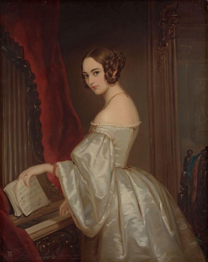 Портрет княгини М.И. Кочубей (в девичестве Барятинской). Источник: Третьяковская галерея.