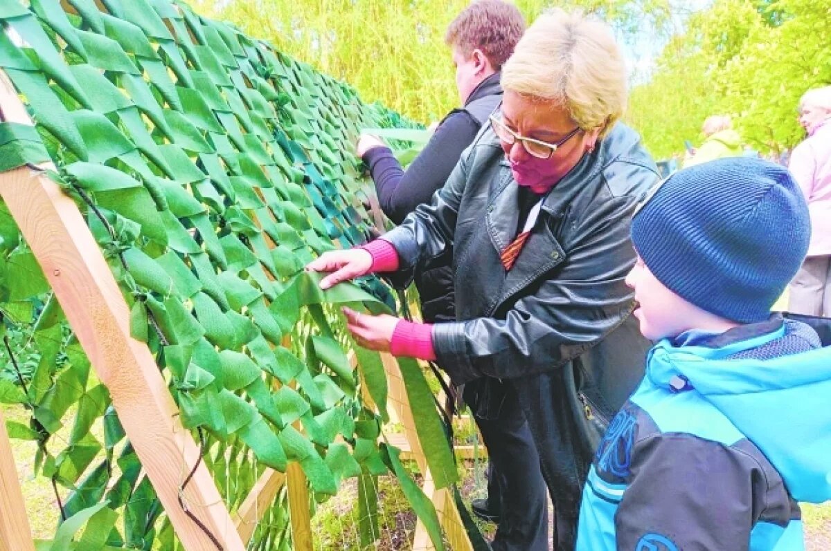    Салехардские волонтеры отправили защитные сети на передовую