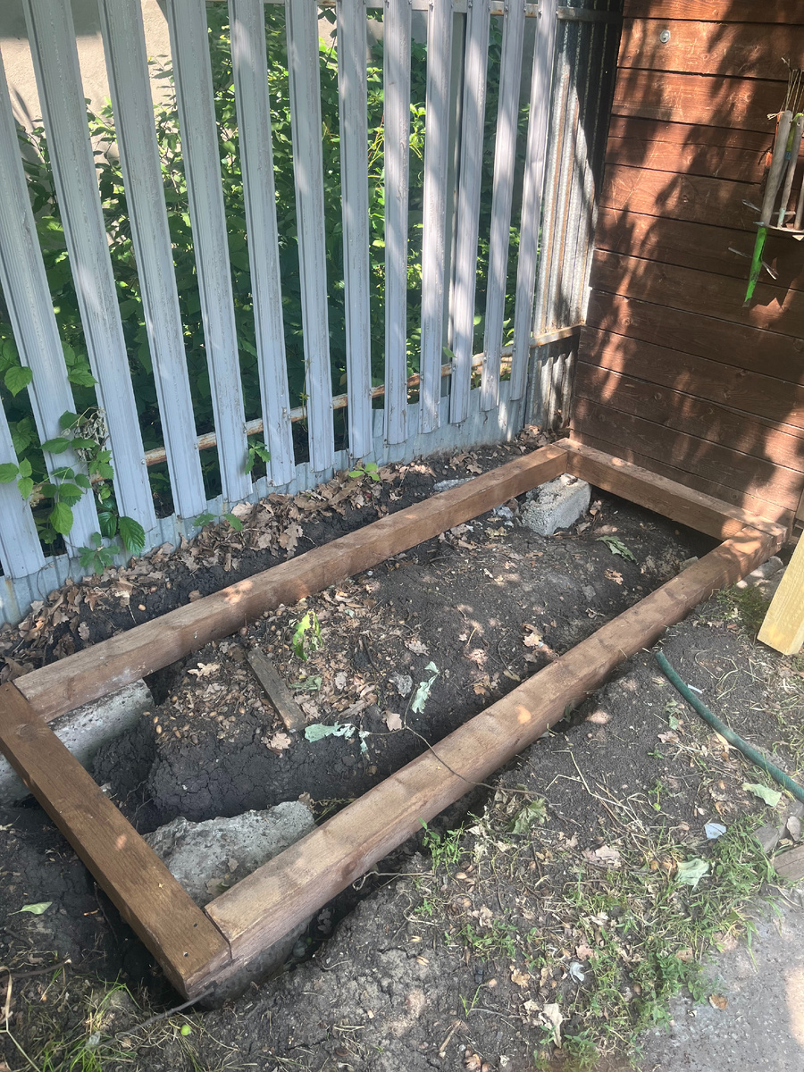 Установка нижней части