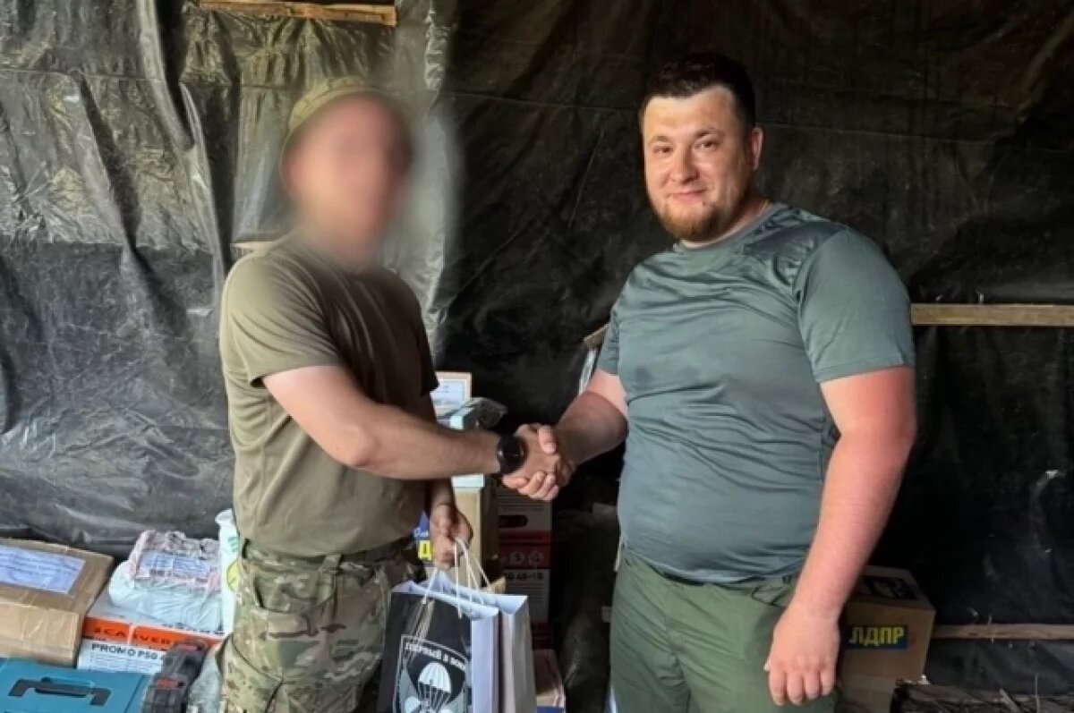    ЛДПР продолжает поддерживать бойцов на передовой