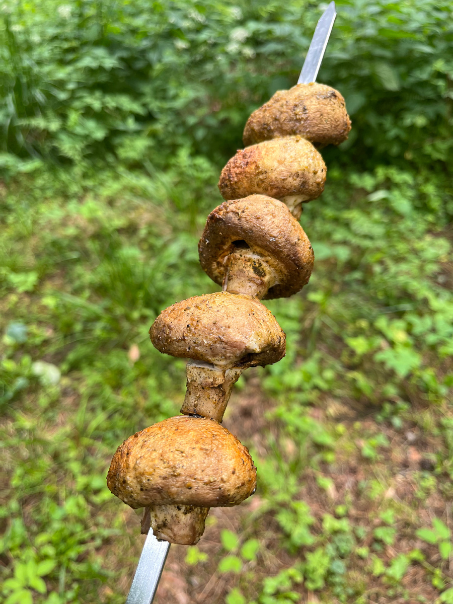 Шашлык из шампиньонов 