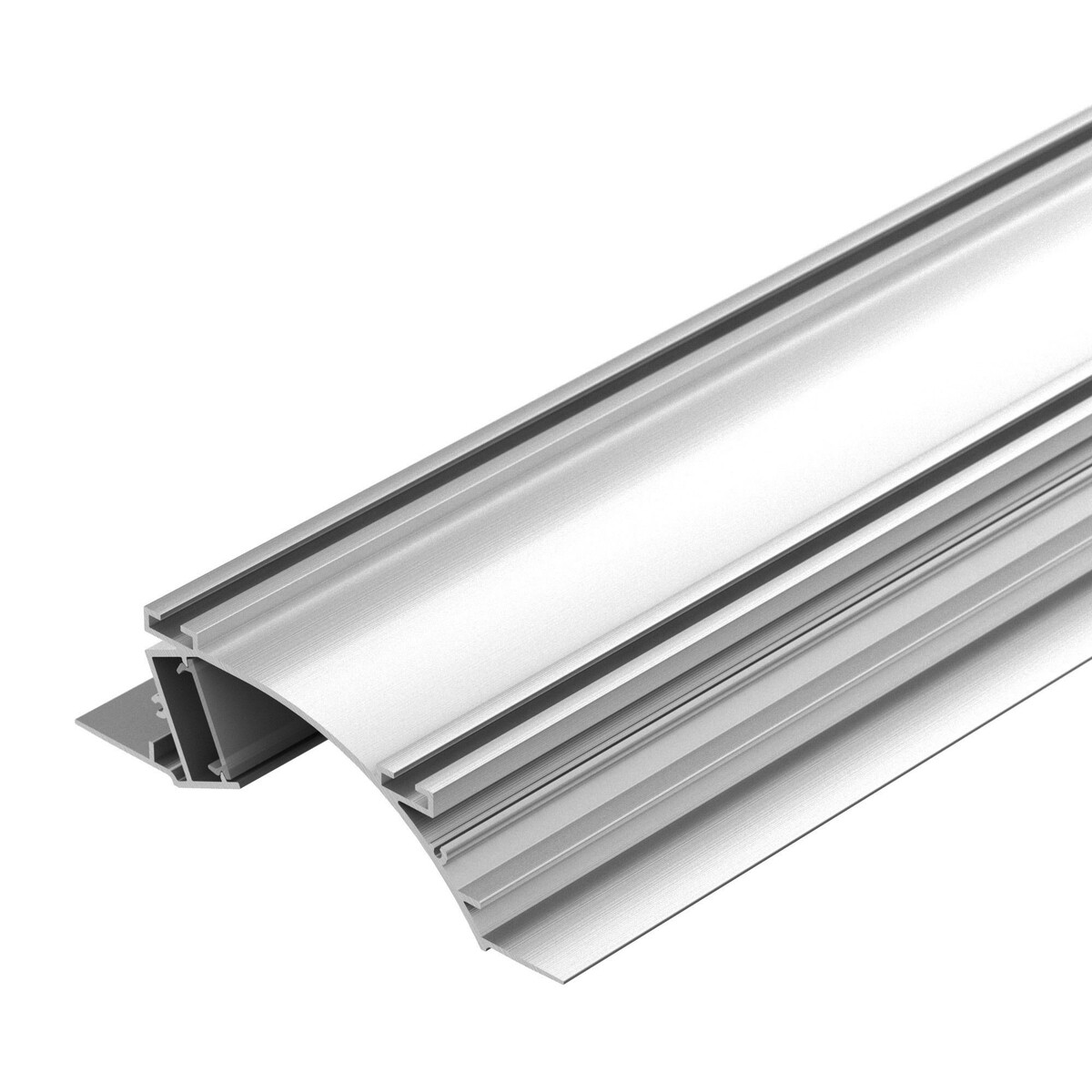Так выглядят алюминиевые профили для светодиодных лент, заказать которые можно на нашем сайте