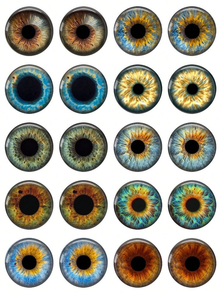 пример глаз из Pinterest 