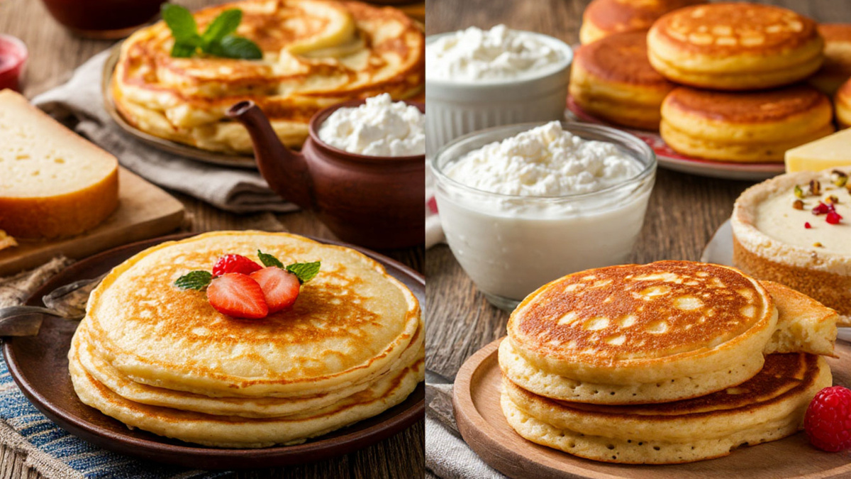 5 вкусных рецептов из прокисшего молока: творог, оладьи, сырники и не только