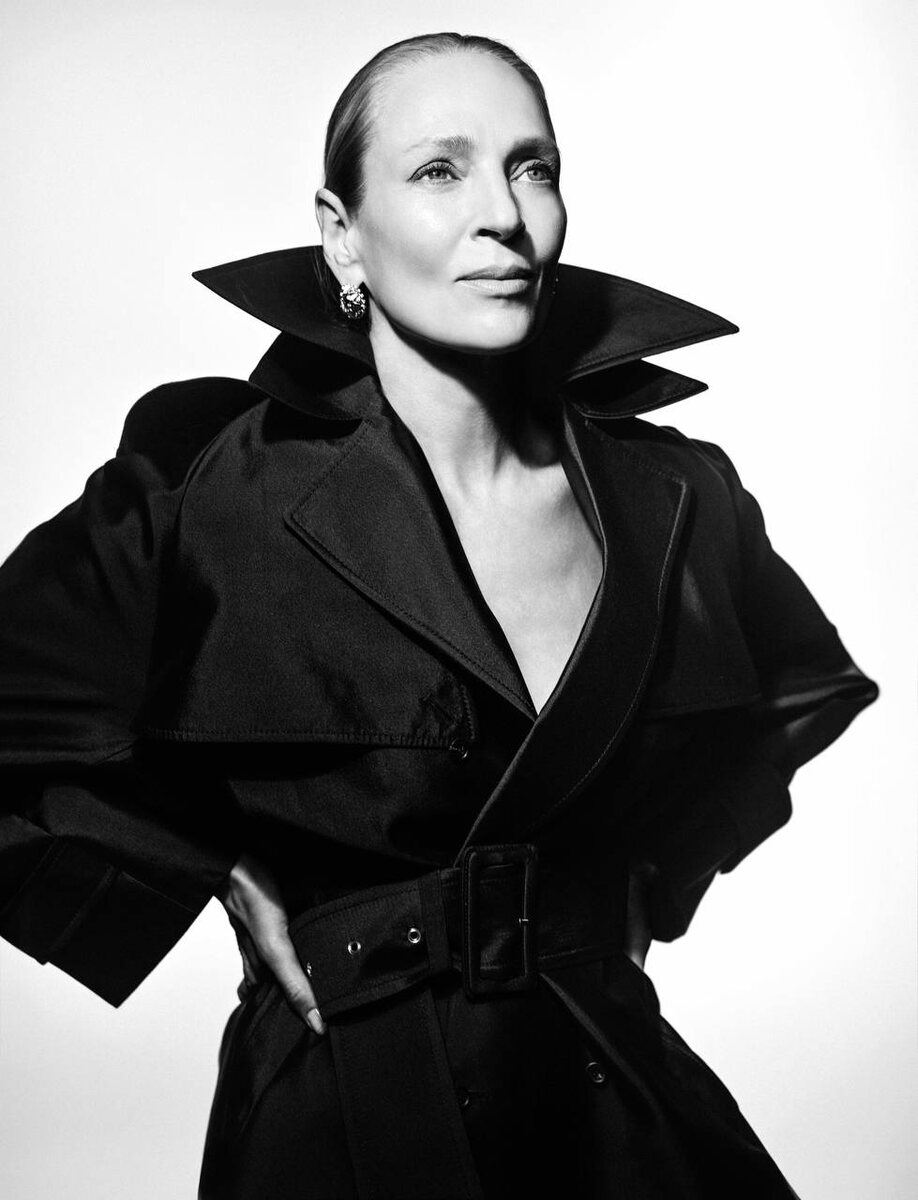    Ума Турман снялась для обложки и в кавер-стори журнала Flaunt Magazine (фото 2)