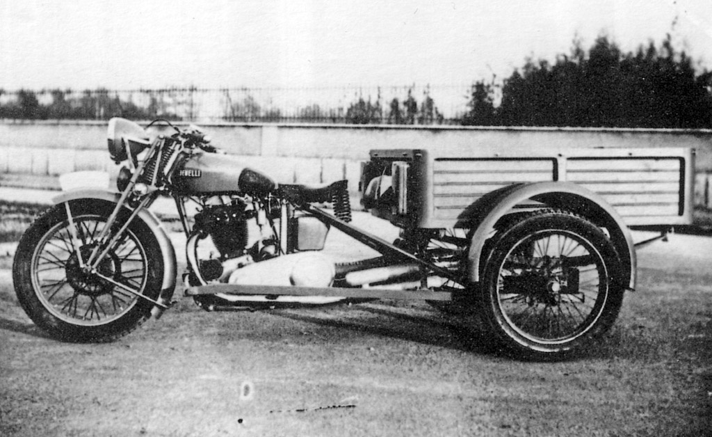 Опытный образец Benelli 500 M36 Mototriciclo.