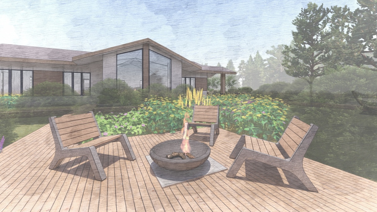 Ландшафтный проект Оксаны Черных