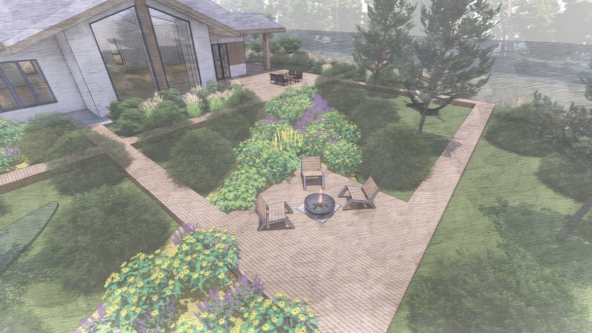 Ландшафтный проект Оксаны Черных