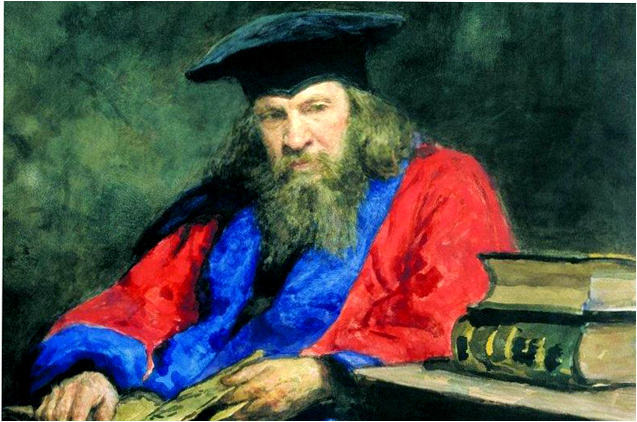 Илья Репин.  Портрет Д.И. Менделеева 