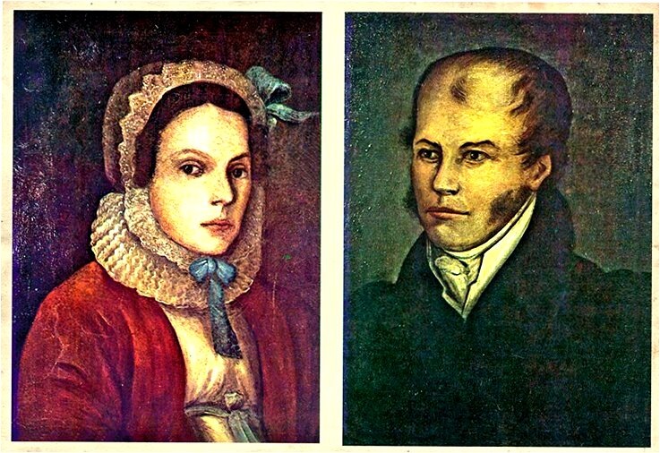 Мария Дмитриевна Менделеева и Иван Павлович Менделеев